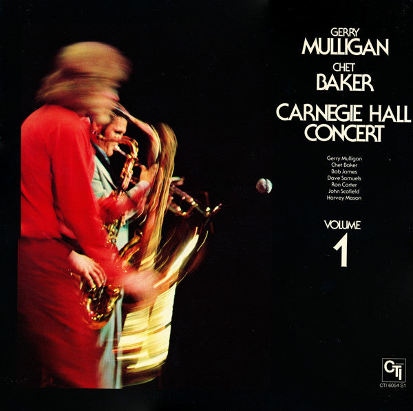 Gerry Mulligan & Chet Baker - Carnegie Hall Concert Volume 1 LP