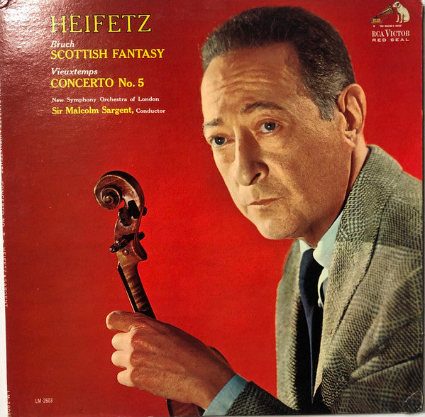 Heifetz - Scottish Fantasy / Concerto No. 5 (Mono) LP