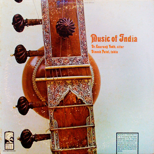 Dr. Gaurang Yodh, Dinesh Patel – Music Of India (Volume 2) LP