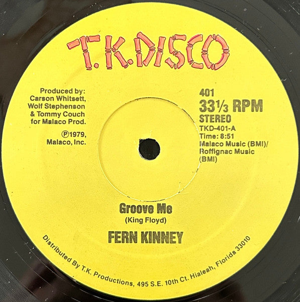 Fern Kinney - Groove Me 12"