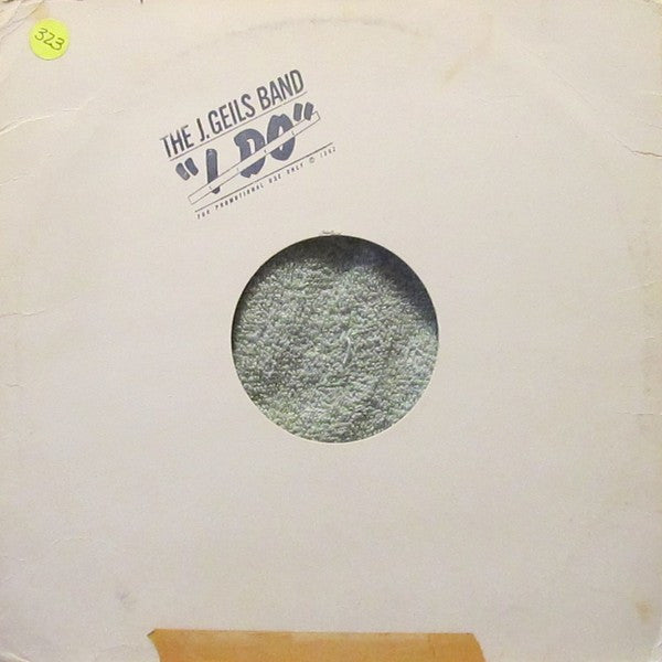 J. Geils Band – "I Do" Live (Test pressing) 12"