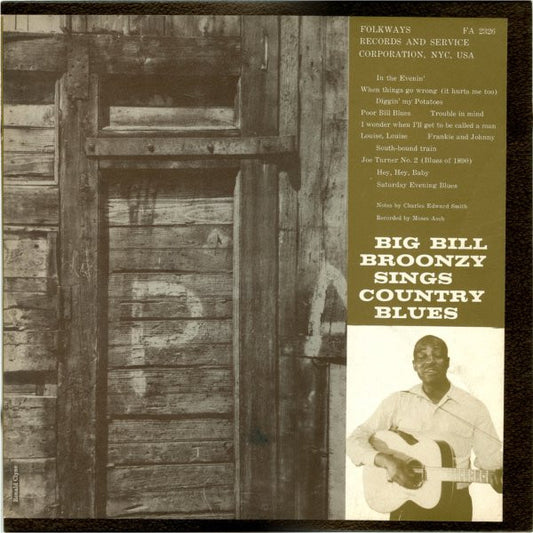 Big Bill Broonzy - Sings Country Blues LP