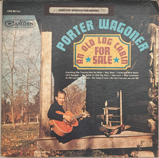 Porter Wagoner – An Old Log Cabin For Sale LP