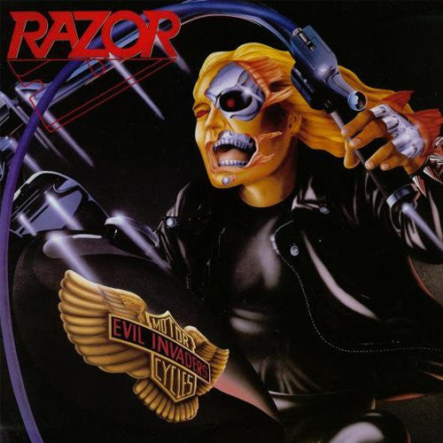 Razor – Evil Invaders (1985 Release, Colored Label) LP
