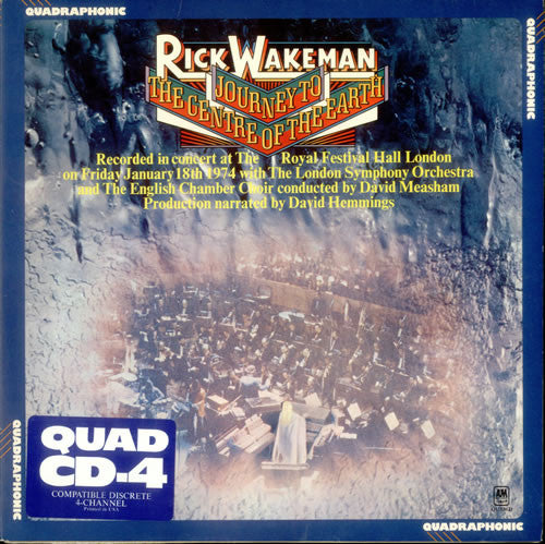 Rick Wakeman – Journey To The Centre Of The Earth (Quadraphonic) LP