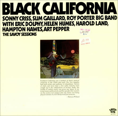 Various Artists – Black California (The Savoy Sessions) 2LP