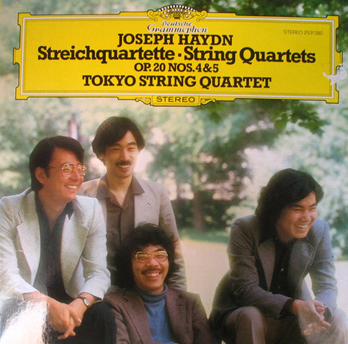 Haydn / Tokyo String Quartet – Streichquartette, String Quartets Op. 20 Nos. 4 & 5 LP