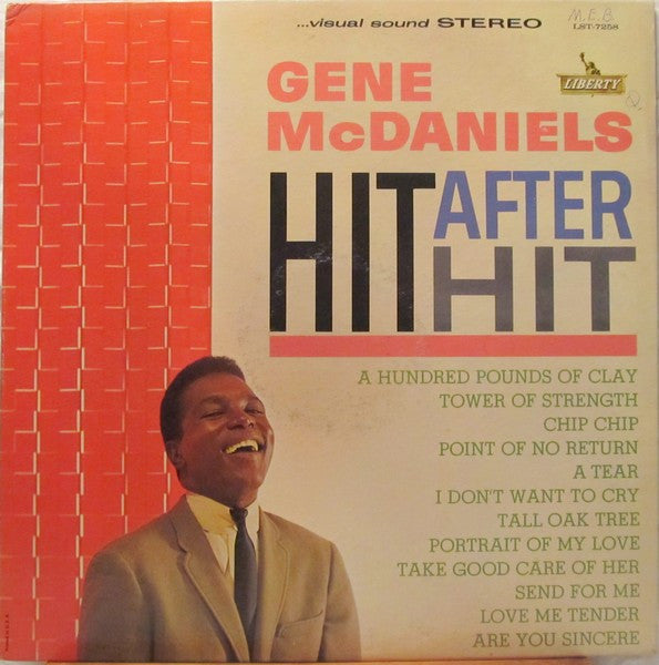 Gene McDaniels - Hit After Hit LP
