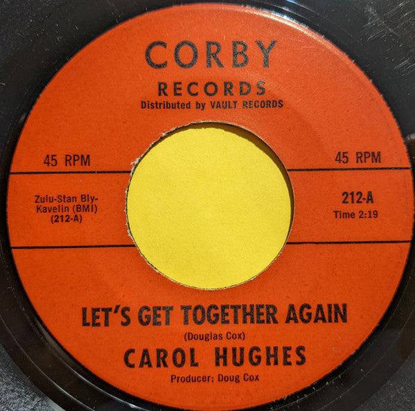 Carol Hughes – Let's Get Together Again / Don't Turn Your Back 7"