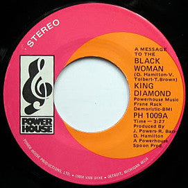 King Diamond – A Message To The Black Woman / That's All She Wrote 7"