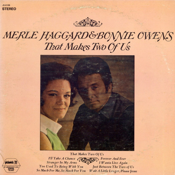 Merle Haggard & Bonnie Owens – That Makes Two Of Us LP