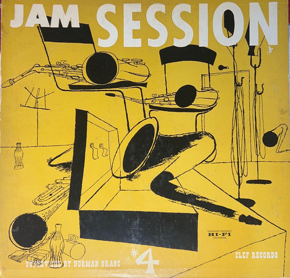 Various – Jam Session #4 (1954 Clef Records mono pressing) LP