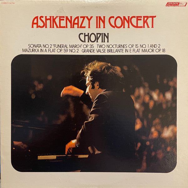 Ashkenazy, Chopin – Ashkenazy In Concert LP
