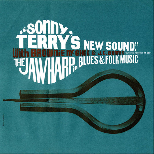 Sonny Terry With Brownie McGhee & J.C. Burris – Sonny Terry's New Sound: The Jawharp In Blues & Folk Music LP