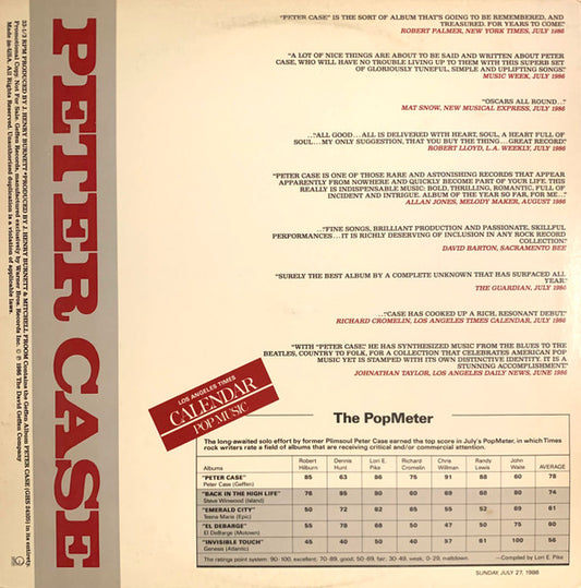 Peter Case – Peter Case LP