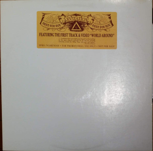 Levitation – Need For Not (Promo) LP