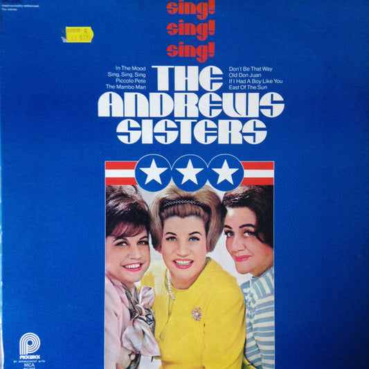 The Andrews Sisters – Sing, Sing, Sing LP