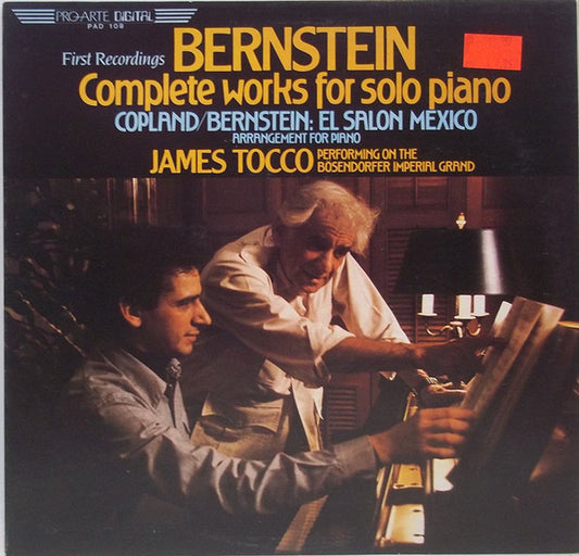 Bernstein, Copland, James Tocco – Bernstein - Complete Works For Solo Piano: Copland/Bernstein: El Salon Mexico LP