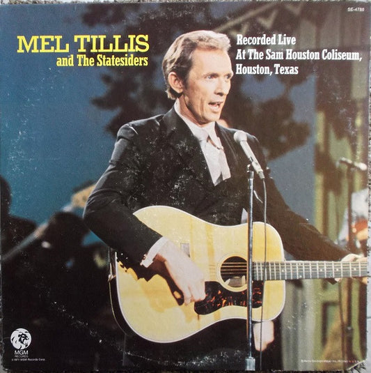 Mel Tillis And The Statesiders – Recorded Live At The Sam Houston Coliseum, Houston, Texas LP