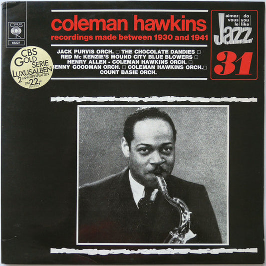 Coleman Hawkins – Recordings Made Between 1930 And 1941 2LP