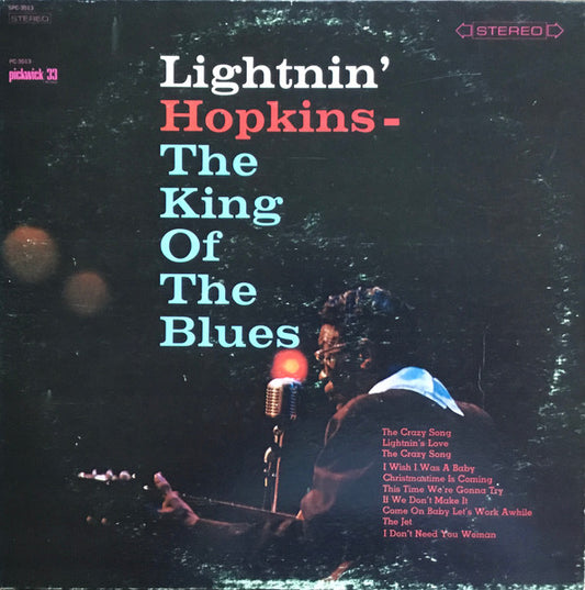 Lightnin' Hopkins – The King Of The Blues LP