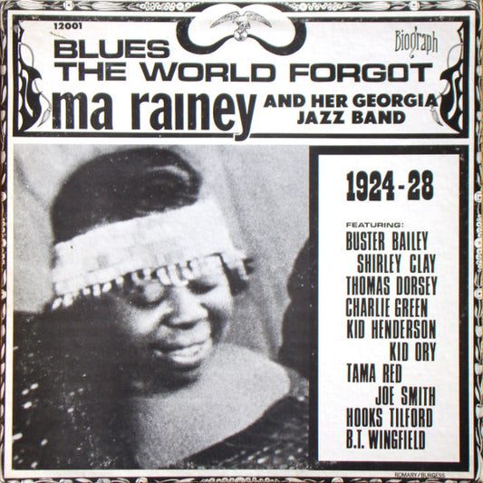 Ma Rainey And Her Georgia Band - Blues The World Forgot LP