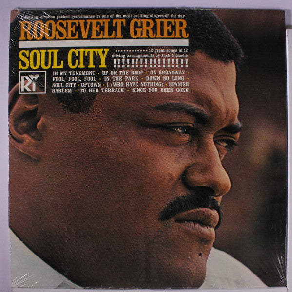 Roosevelt Grier - Soul City LP