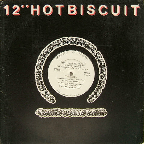 Madness – Don't Quote Me On That / Swan Lake (Promo) 12"