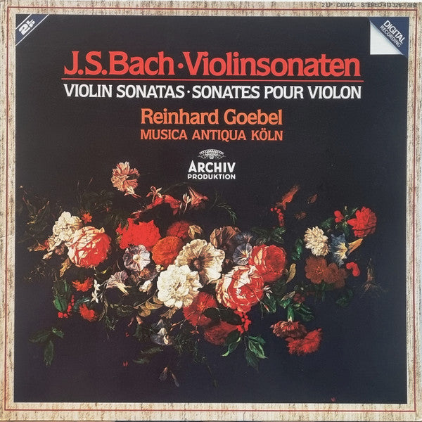 J.S. Bach, Reinhard Goebel, Musica Antiqua Köln – Violinsonaten / Violin Sonatas / Sonates Pour Violon LP