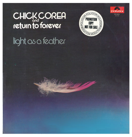 Chick Corea & Return To Forever – Light As A Feather (Promo) LP