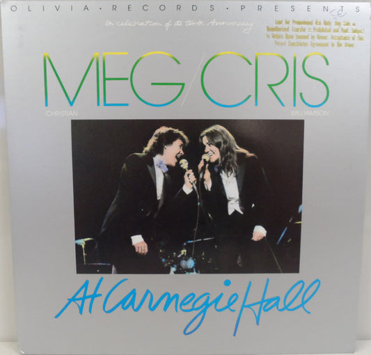 Meg Christian, Cris Williamson – At Carnegie Hall 2LP