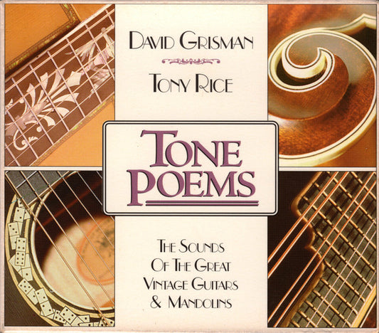 David Grisman & Tony Rice – Tone Poems (The Sounds Of The Great Vintage Guitars & Mandolins) CD