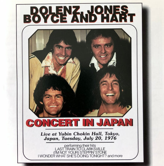 Dolenz, Jones, Boyce & Hart – Concert In Japan CD