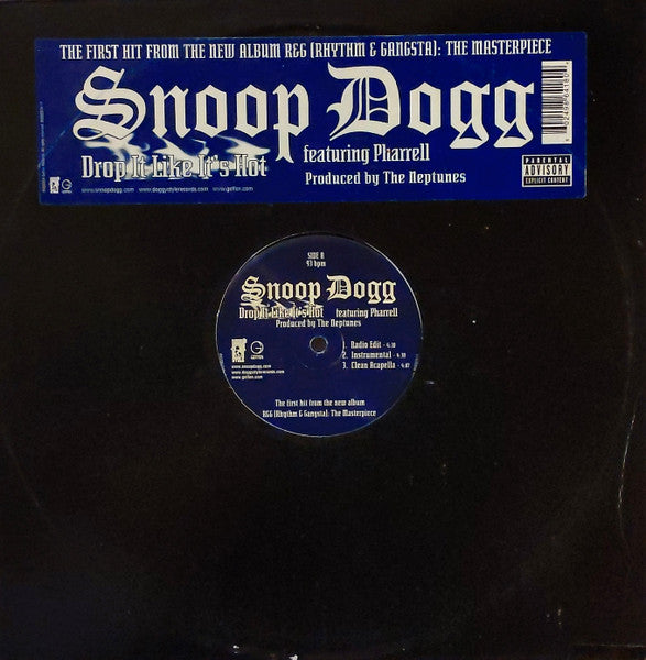Snoop Dogg Featuring Pharrell – Drop It Like It's Hot 12"
