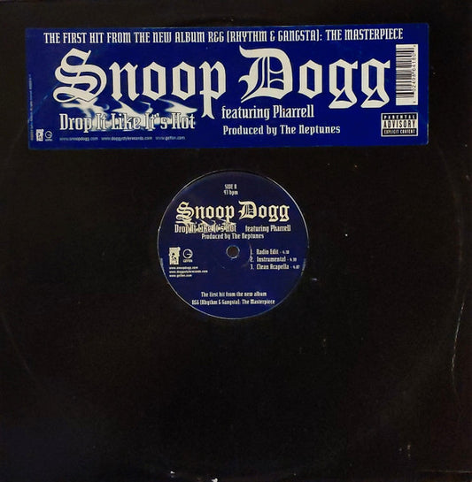 Snoop Dogg Featuring Pharrell – Drop It Like It's Hot 12"