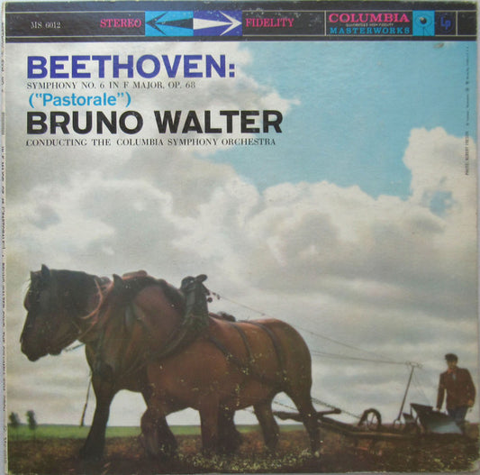 Beethoven / Bruno Walter - Symphony No. 6 In F Major, Op. 68 ("Pastorale") 6-eye Stereo LP