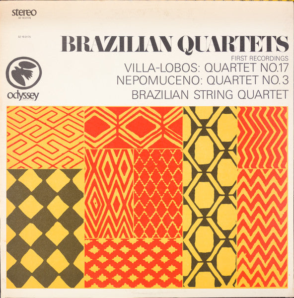 Villa-Lobo, Nepomuceno, Brazilian String Quartet – Brazilian Quartets LP
