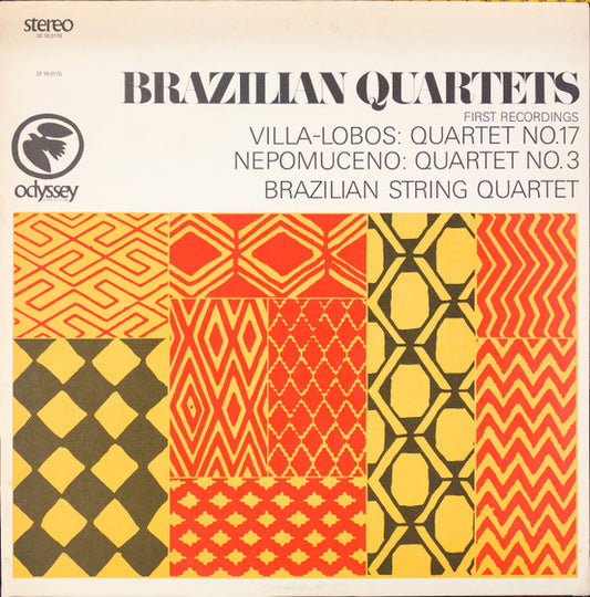 Villa-Lobo, Nepomuceno, Brazilian String Quartet – Brazilian Quartets LP