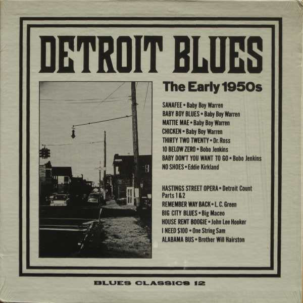 Various – Detroit Blues - The Early 1950s LP