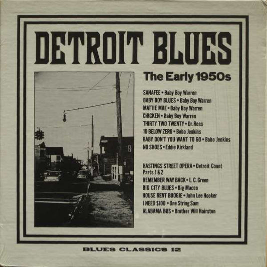 Various – Detroit Blues - The Early 1950s LP