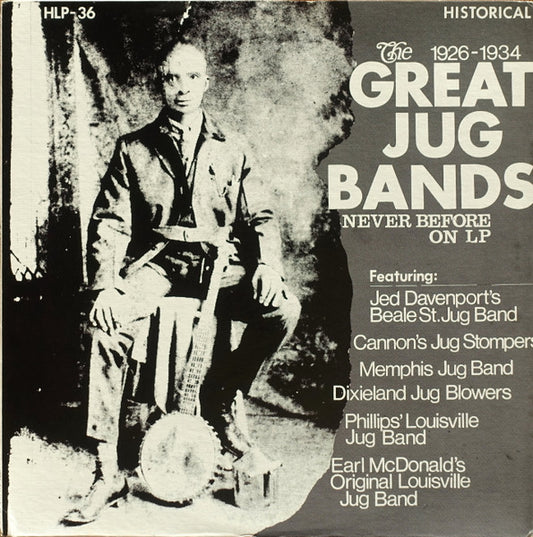 Various – The Great Jug Bands 1926-1934 LP