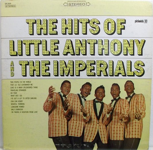 Little Anthony & The Imperials – The Hits Of Little Anthony And The Imperials LP