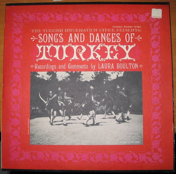 Various – Songs And Dances Of Turkey LP