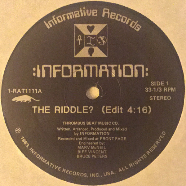 Information - The Riddle 12"