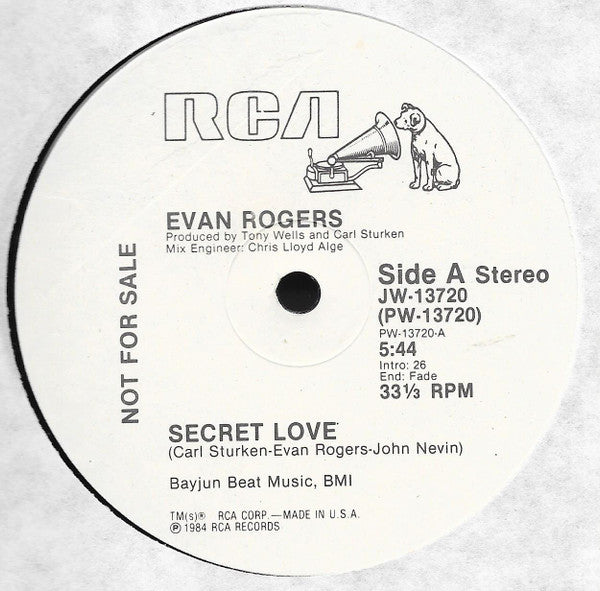 Evan Rogers – Secret Love 12"