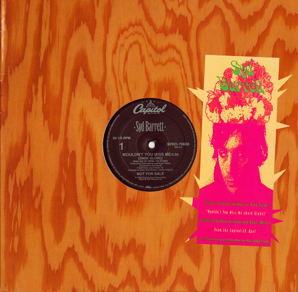 Syd Barrett – Wouldn't You Miss Me (Dark Globe) (Promo) 12"
