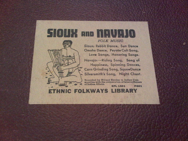 Various – The Sioux And The Navajo LP