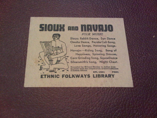 Various – The Sioux And The Navajo LP