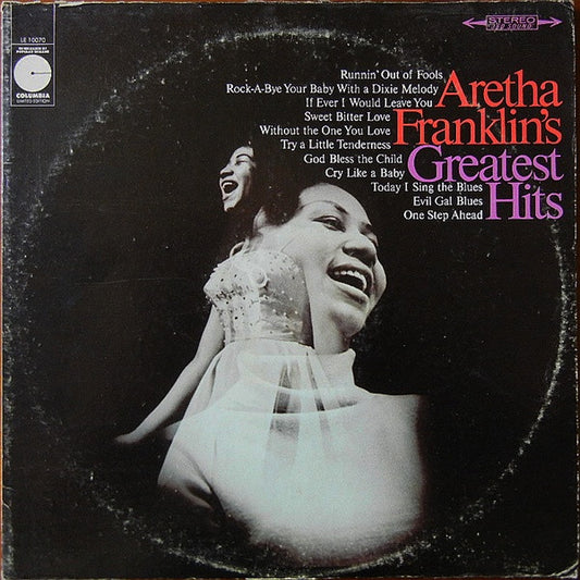 Aretha Franklin – Aretha Franklin's Greatest Hits LP