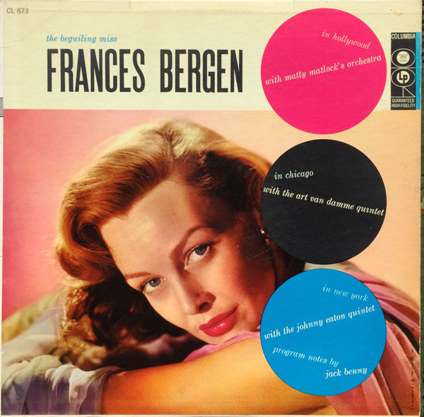 Frances Bergen - The Beguiling Miss LP